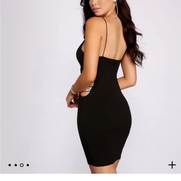 Black cutout homecoming dress - Picture 7 of 7